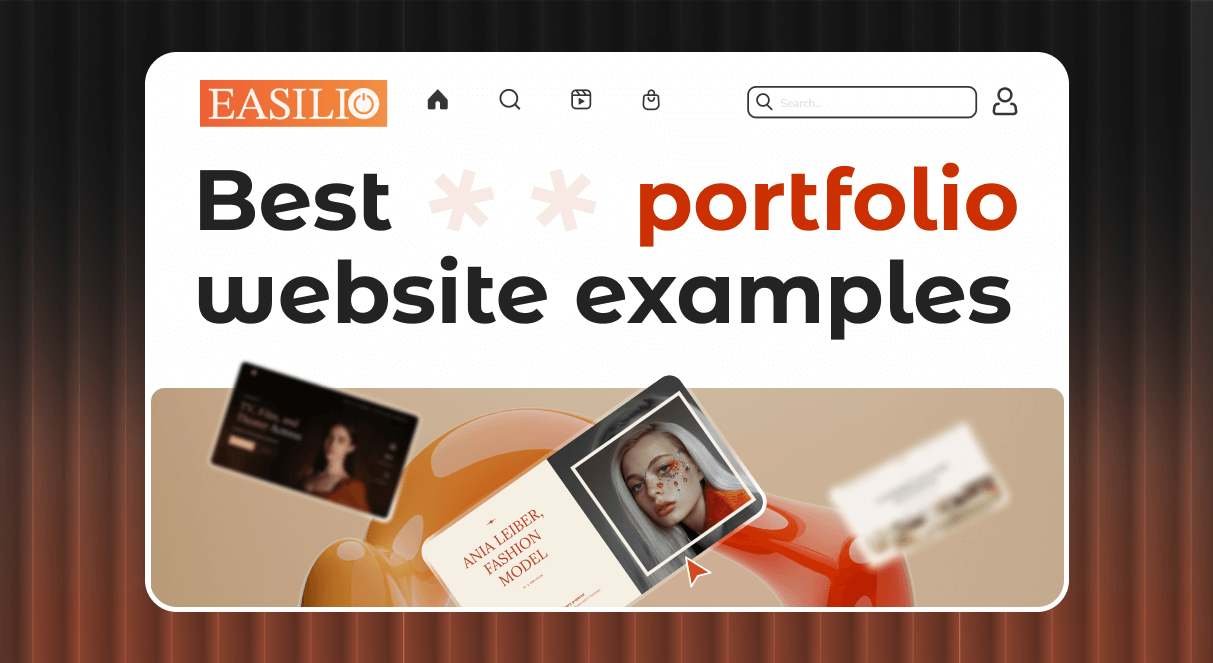 best portoflio website for manager role from easilio